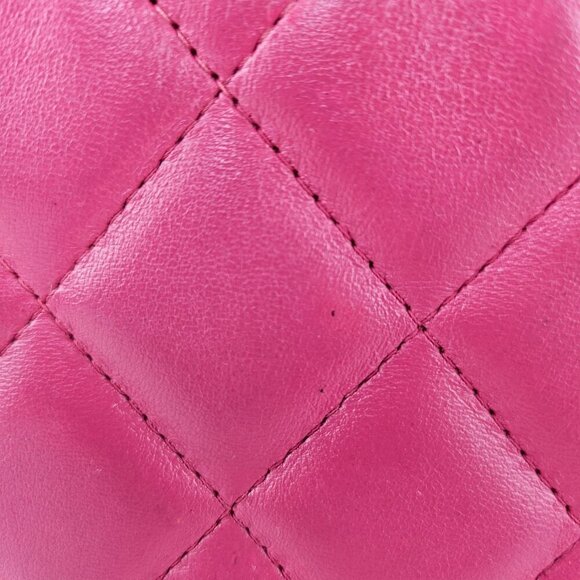 Chanel Lambskin Quilted Clutch with Chain Flap Pink - Picture 6 of 11